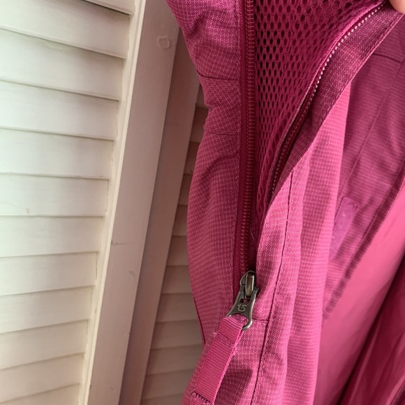 Burton DRYRIDE Womens XS Snowboard Ski Jacket Coat Pink Hooded Vented Winter - Picture 11 of 15